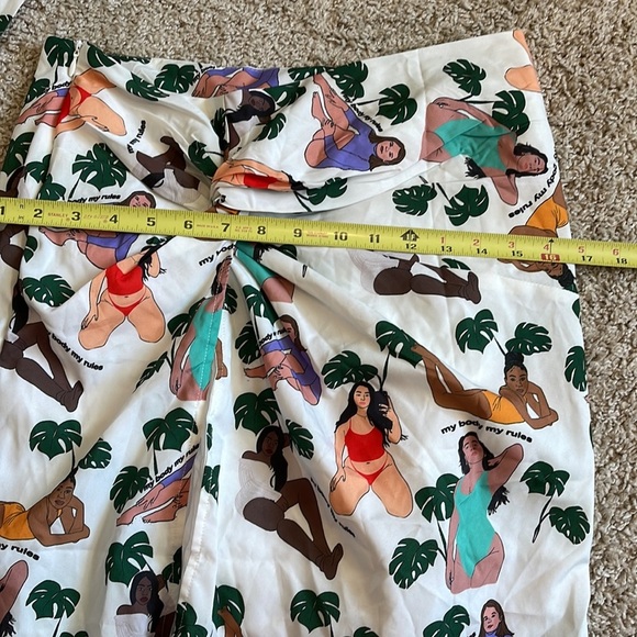 Shein skirt with top woman and banana leaves design - Picture 13 of 13